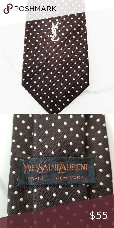 ysl tie logo|saint laurent tie.